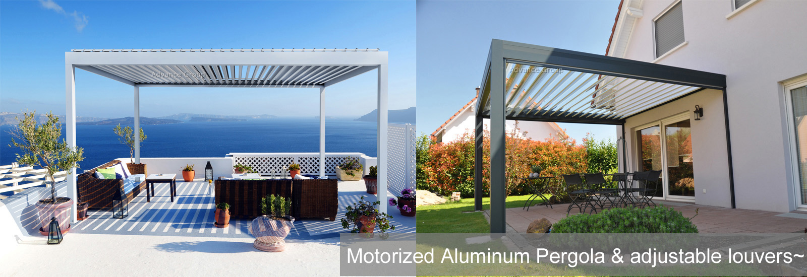 aluminum pergola
